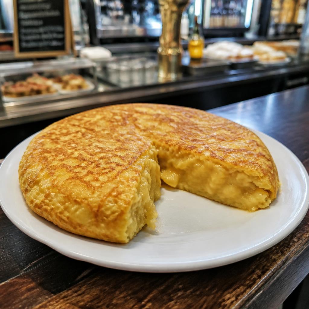 Pintxo de tortilla de Toloño en Vitoria