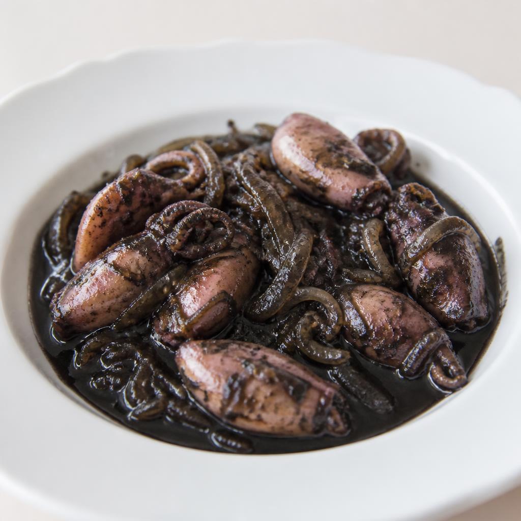 Txipirón encebollado de Sagartoki en Vitoria