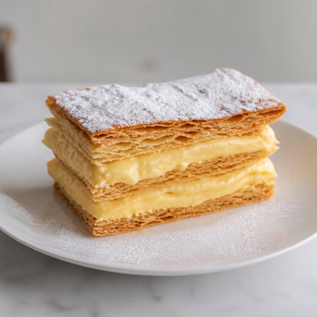 Milhojas de crema de Sagartoki en Vitoria