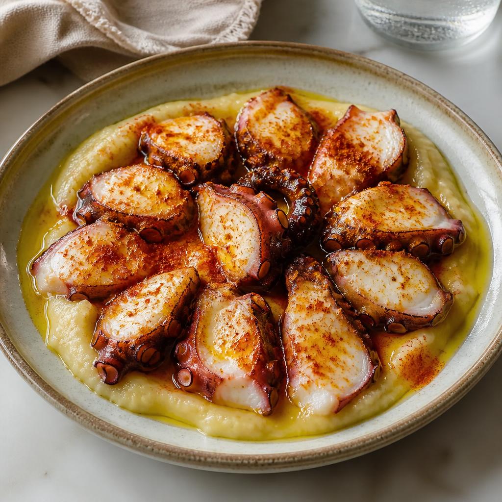 Pulpo a la brasa de Sagartoki en Vitoria