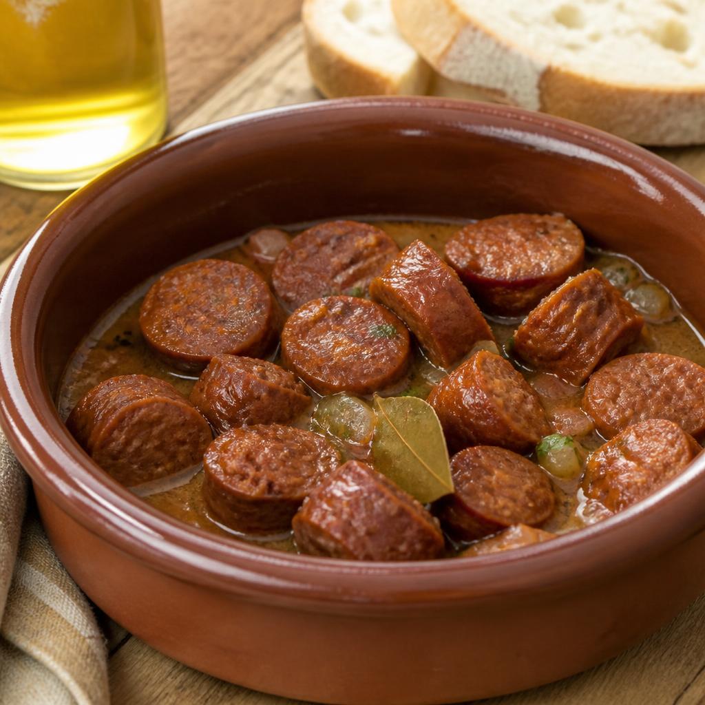 Chistorra a la sidra de Toloño en Vitoria
